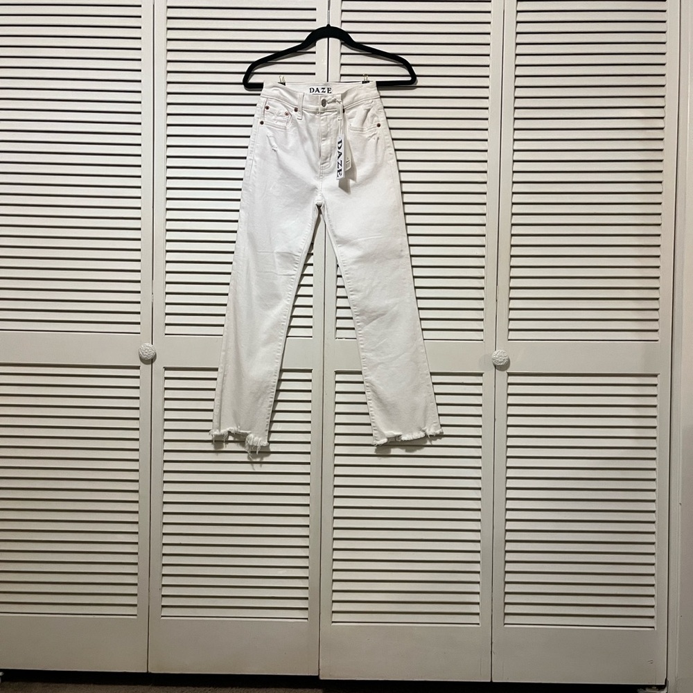 Daze White Women's Jeans 25